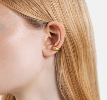 earcuff gonfio con cappuccio in oro