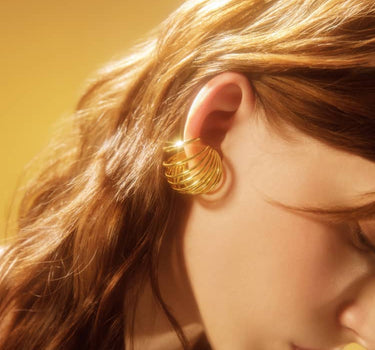 Anello a spirale in oro