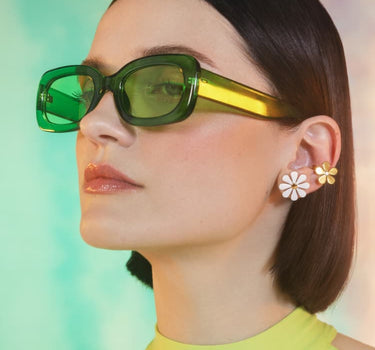 Ensemble boucle d’oreille et ear cuff Marguerite