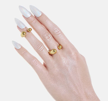 Anello Torque Asimmetrico - Oro