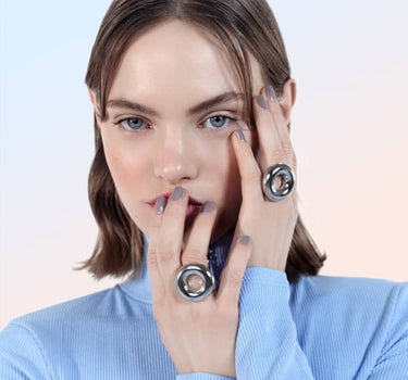 Anello Donut in Argento