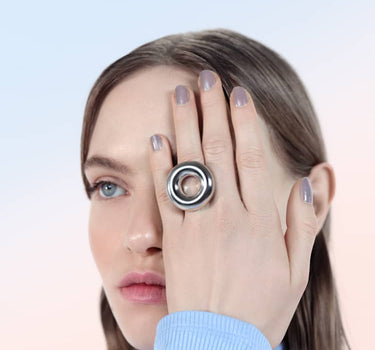 Anello Donut in Argento