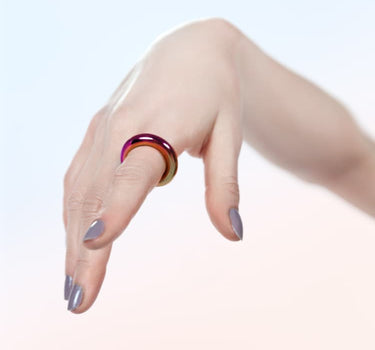 Anello semplice olografico