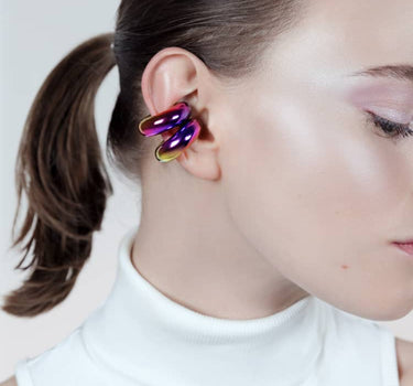 Holografischer breiter Ear Cuff