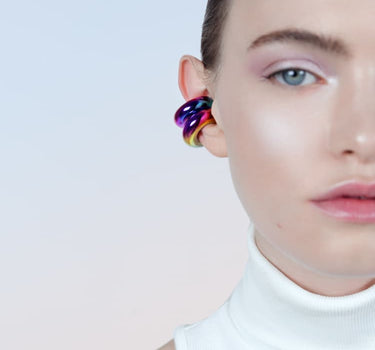 Holografischer breiter Ear Cuff