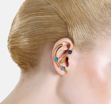 Ear cuff completo Casa Batlló en oro