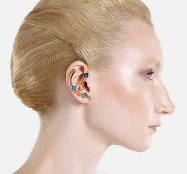 Ear cuff completo Casa Batlló en oro