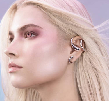 Ear Cuff Completo Drops - Plata