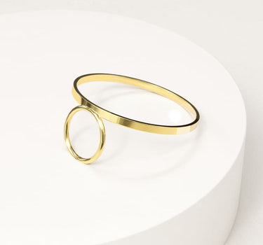 Anello rotondo in oro