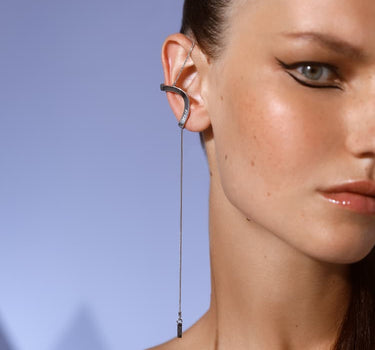 Silver Unique Ear Cuff