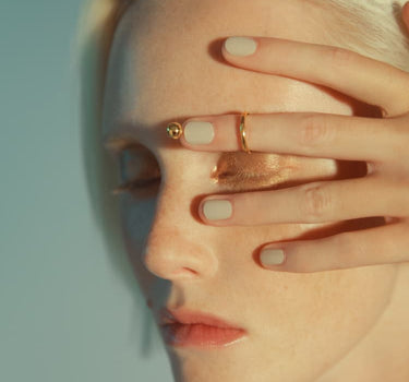 Goldener Nagelring