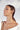 Ear cuff in argento con perla