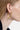Boucles d’oreilles pendantes Fluid plaqué or