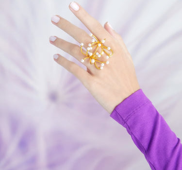 Mini Pearls Ring
