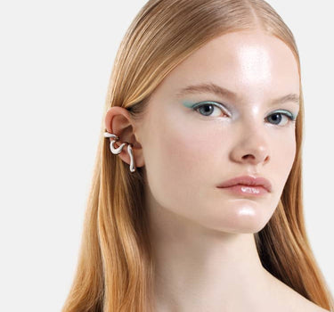 earcuff organique infini en argent