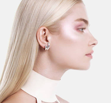 Pendientes Drop Wrap - Plata