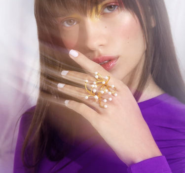 Mini Pearls Ring