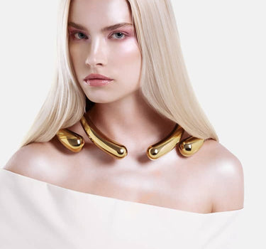 Collar Drops Grande - Oro