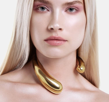 Collar Drops Asimétrico - Oro