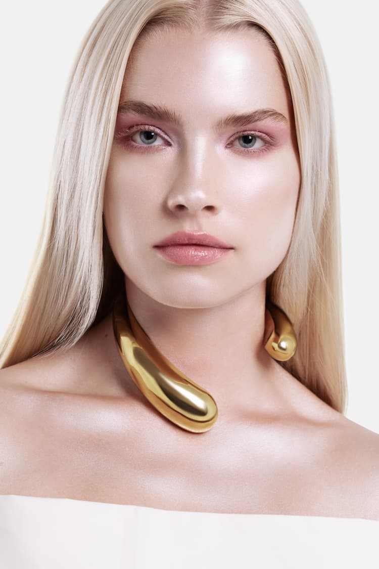 Collana Gocce Asimmetrica - Oro