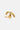 Organischer Ohrclip in C-Form aus Gold