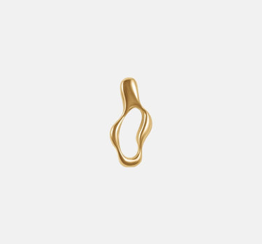 boucles d’oreilles créoles liquides en or