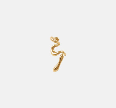 earcuff organique infini en or