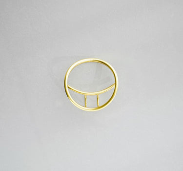 Ear cuff circolare in oro