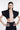 Short Structured-Shoulder Vest - Black