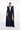 Cape with Sculptural Shoulders - Blue