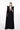 Cape with Sculptural Shoulders - Black