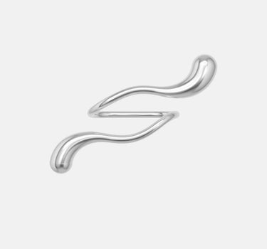 Anello Goccia Doppio Dito - Argento