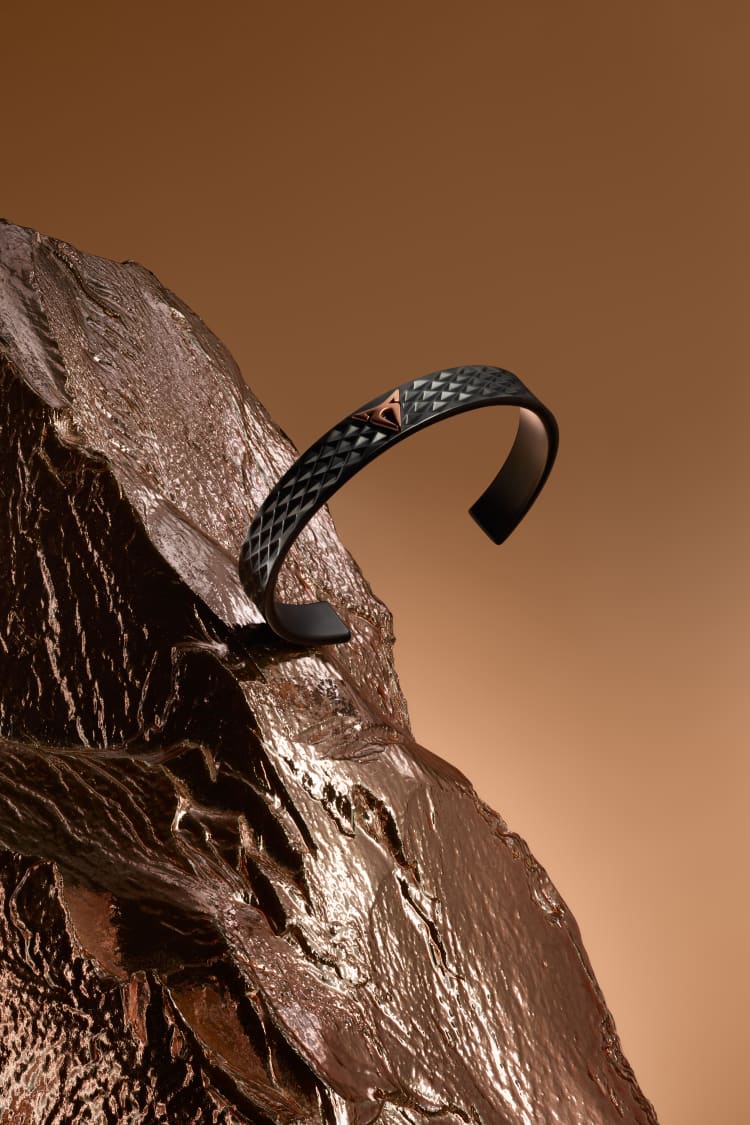 MAM | CUPRA Parametric bracelet L size in ruthenium and copper details