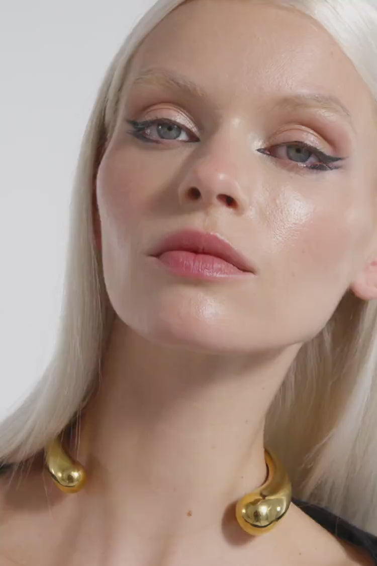 Gold Torque Necklace