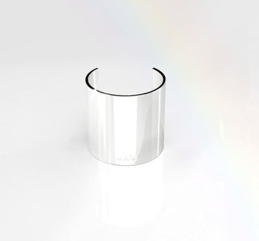 Ponytail cuff in silver (Small)