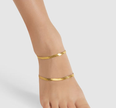 Design ankle bracelet in 18k gold